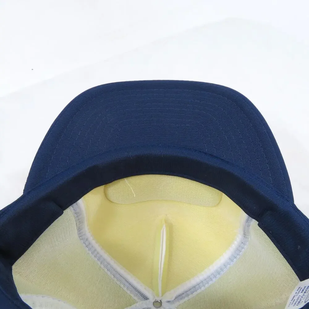 Berkowitz Poultry Hat Trucker Blue White Snapback 1980s